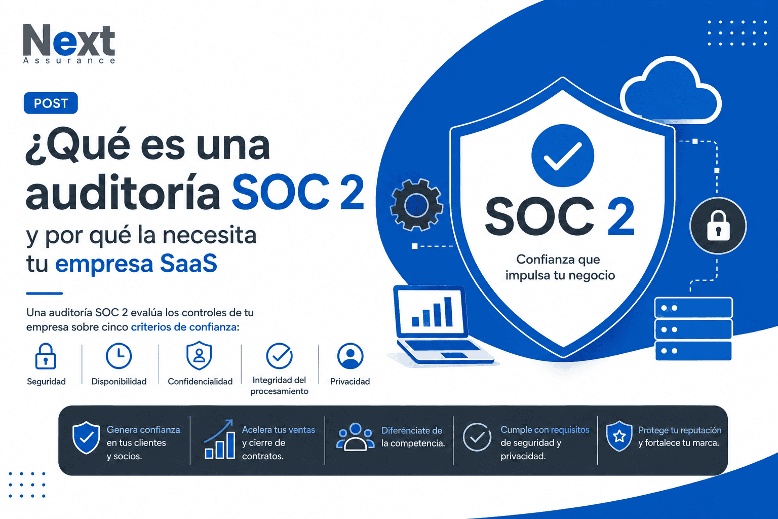 Qué es una auditoría SOC 2 y por qué la necesita tu empresa SaaS